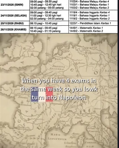 SPM 2026 Batch 09 Schedule — Napoleon Edit Goodluck