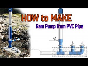 How to Make a Ram Pump from PVC pipe | Small Pump - Big benefits
