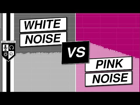 White Noise vs Pink Noise [Audio Engineering & Music Production]