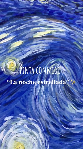Tutorial para Pintar la Noche Estrellada de Van Gogh