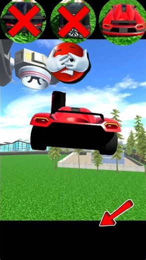 💥supar car flying challenge 🏎️ in indian bike driving 3d #shorts