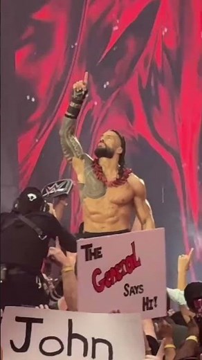 Roman Reigns Entrance - Wrestlemania 42