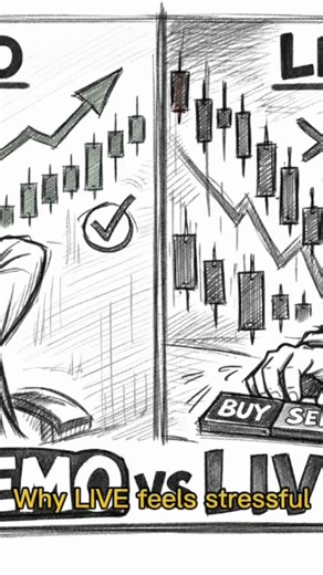DEMO vs LIVE Forex Trading: What Most Traders Get Wrong #trading