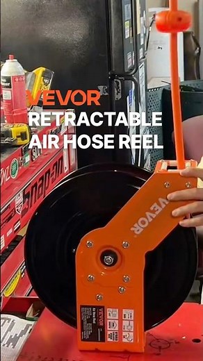 VEVOR Auto-Rewind Air Hose Reel | A versatile tool for any garage or workshop