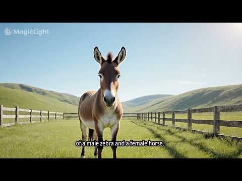 Zorse: The Hybrid of Zebra and Horse ‪@AnimalHT2721‬ ‪@biologyatease‬ ‪@sciencechannel‬