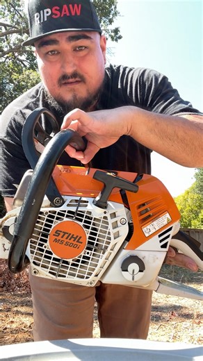 MS 500i Startup Blooper Pt. 3 #stihl #chainsaw #motosierra #repair #tune #mod #clean #restore #shop