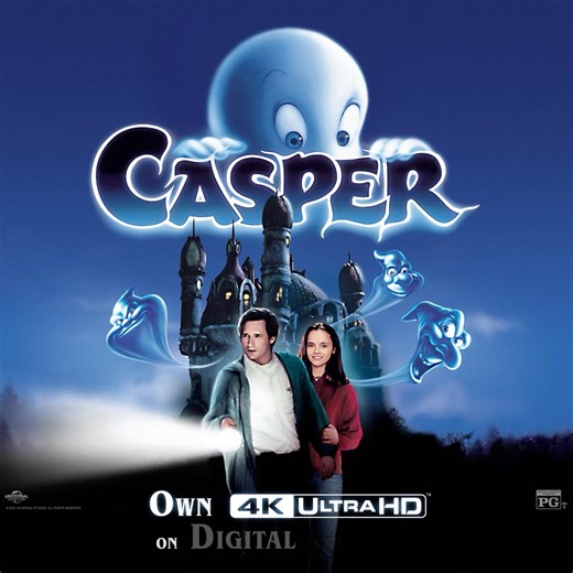 Casper is back and more boo-tiful than ever! 👻 Own it on Digital & Disc in stunning 4K Ultra HD for the first time ever. https://uni.pictures/Casper | Casper