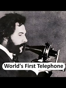 “World’s First Telephone” In 1876, Alexander Graham Bell made history by inventing the world’s first telephone. His first words were: “Mr. Watson, come here. I want to see you.” This simple invention changed communication forever and became the foundation of today’s smartphones. One invention. One voice. A connected world. #WorldsFirstTelephone #AlexanderGrahamBell #HistoryOfCommunication #TelephoneInvention #TechHistory #Innovation #Inventors #CommunicationRevolution #OnThisDay #TechTimeline #S