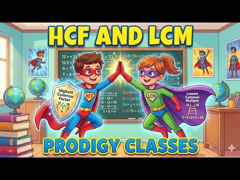 ​Superpower Your Math! 🦸‍♂️ Master HCF and LCM (Complete Concept) | Prodigy Classes