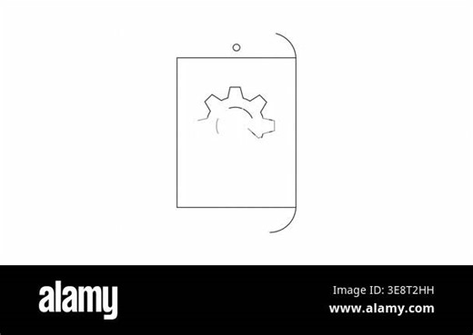 A modern smartphone design featuring a gavel, symbolizing legal technology and mobile law applications. Ideal for illustrating innovation in legal services Stock Video Footage - Alamy