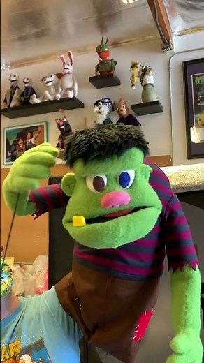 Mr. Monster Puppet #puppets #puppetry #reels #workshop #monster