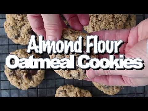 Almond Flour Oatmeal Cookies