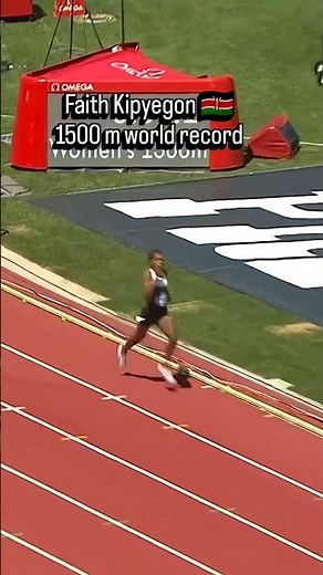 Faith Kipyegon breaks 1500m World Record 🇰🇪