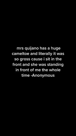 MORE MS QUIJANO 😋 i am kinda scared now. #tjhs #cameltoe
