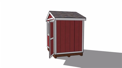 6x8 Gable Shed Plans: DIY Backyard Storage, She Shed (PDF Download) - Etsy