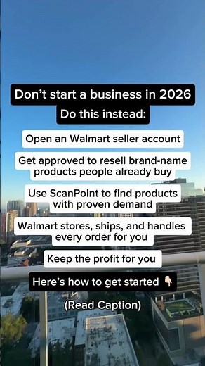 Comment “Walmart” and I’ll send you a full guide on getting started
