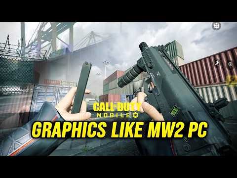 This CODM Graphics Setup Looks Like MW2 PC 😳🔥(Graphics Setup in Desc)