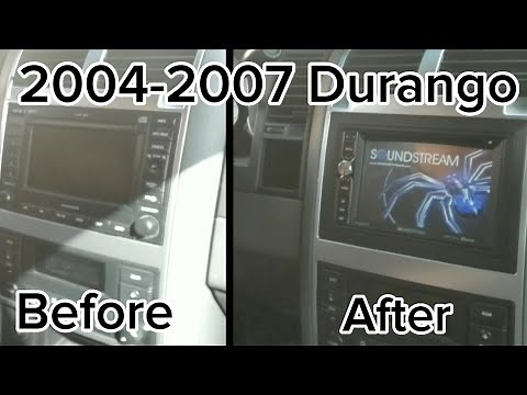 Dodge Durango(2004- 2007) How to replace radio(infinity) without bypass!!!