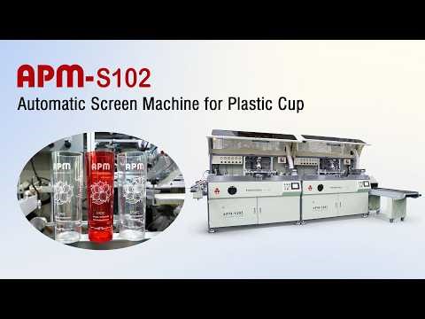 S102 Automatic Screen Printing Machine for Plastic Cups High Speed Cup Printing