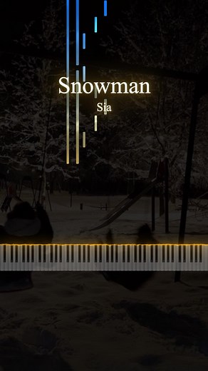 Sia - Snowman: Piano Tutorial for Beginners
