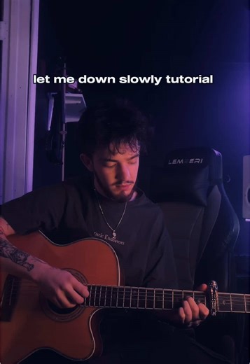 Guitar Tutorial for 'Let Me Down Slowly' by Alec Benjamin