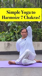 7.3K views · 245 reactions | A simple Sri Sri Yoga Sequence to balance the 7 Chakras in the Body! Type Video in the comments for the full Video! . Follow @karthikmayur for more such videos! Join daily @srisriyoga classes with me to improve your overall health. . #yoga #health #dailyyoga #healing #homepractice | Mayur Karthik | Facebook