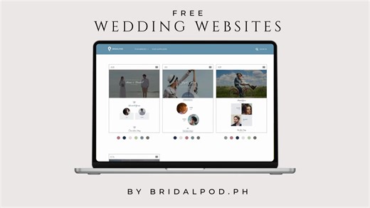 FREE Wedding Websites! From RSVP to Seating Chart Lookup, we've got you covered! The easiest way for your guests to stay connected. Your Guests' Go-To Wedding Hub: RSVP, Gifting, Seating Chart, Photo Sharing and more. https://www.bridalpod.ph/for-brides/wedding-websites #bridalpodph #weddingwebsites #weddingplanningtools #PhilippinesWeddings | Bridalpod