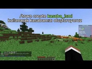 Minecraft Towny Rehberi - Kasaba oluşturma - CraftLuna