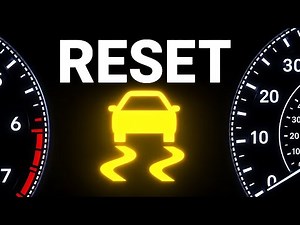 How to Fix & Reset Traction Control Warning Light Stays On or Flashing | ESC Light On