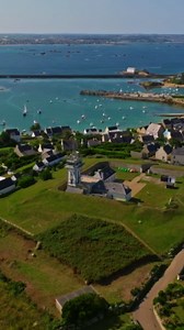 Discover Brittany's Coastal Gem: Finistère from Above.