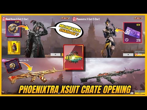 PHOENIXTRA XSUIT CRATE OPENING 🔥 | DARK RAVEN XSUIT CRATE OPENING | XSUIT CRATE OPENING TRICK