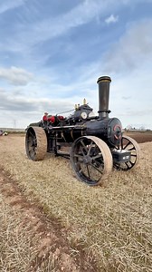 Two Steam Traction Engines on demonstration pulling a plough back and forth at the European Ploughing Championships | Pro Horizon Farming Content
