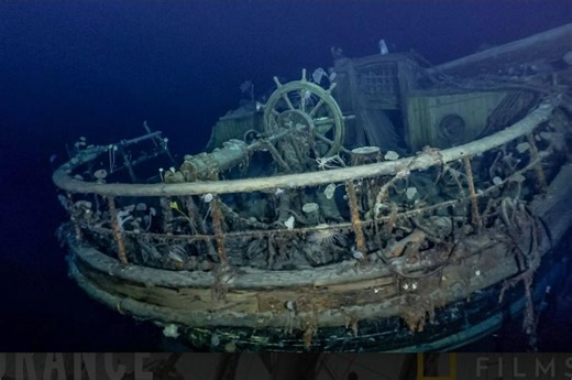 Details of iconic shipwreck revealed in never-before-seen footage