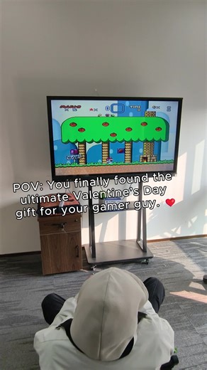 The 4K time machine he didn't know he needed until now. #gamestick #retrogames #classicgames #retrogameconsole #valentinesday