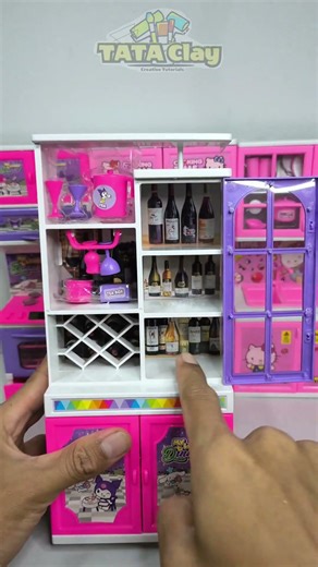 Tiny Kitchen Cooking ASMR 🧑‍🍳 Unboxing Cute Miniature Toy Set | So Relaxing #Shorts