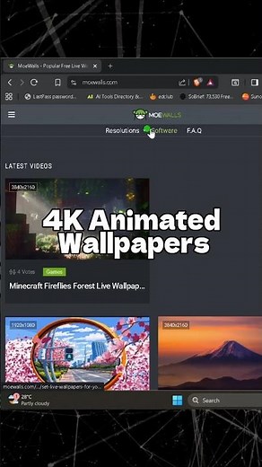 4K Live Wallpapers for Your PC