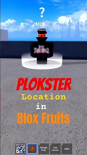 Finding the Plokster in Blox Fruits 2nd Sea | Plokster Location #roblox #shorts #shortsvideo