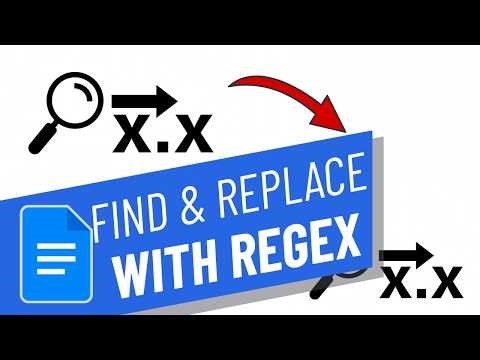 Find and Replace in Google Docs with Regex