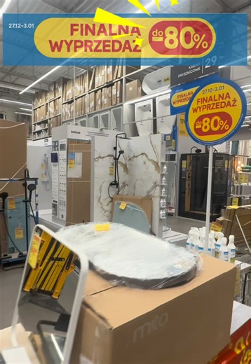 FINALNA WYPRZEDAŻ do -8️⃣0️⃣% 27.12-03.01 ZAPRASZAMY #castorama #castoramakoszalin #koszalin #wyprzedaż #okazja @Forum Koszalin
