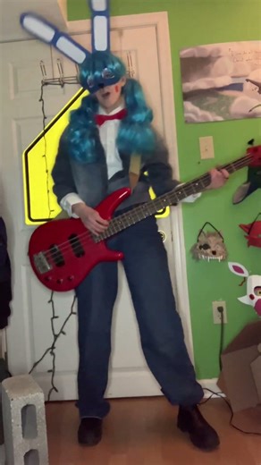 Toy Bonnie is back! #jesusisking #christian #furry #notatherian #fnaf #cosplay
