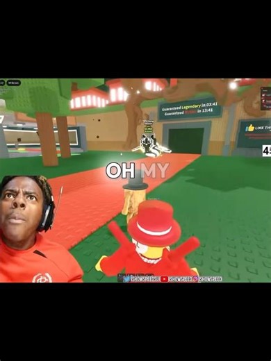 SPEED PLAYED WITH SAMMY IN ROBLOX #rblx #roblox #ishowspeed