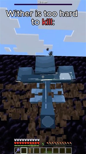 Have you ever killed a Wither?? #minecraft #shorts