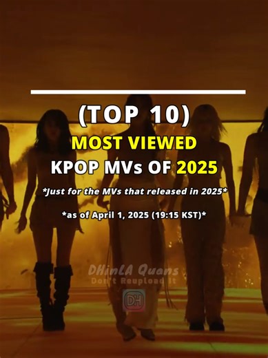 Top 10 Most Viewed K-Pop Music Videos of 2025