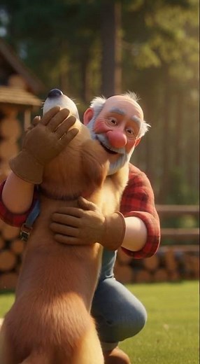 👴Arthur and 🐕Buster #cartoon #ai #animation
