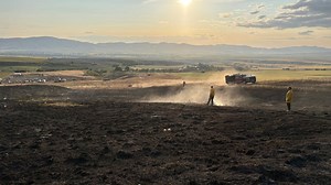 Wildfire on border of Cache, Box Elder counties threatens structures