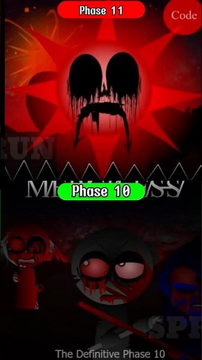 INCREDIBOX SPRUNKI: New Definitive Blood moony upd - Phase 10 VS Phase 11 Version (New FANMADE)