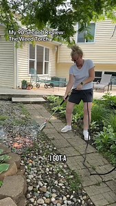 Sober(ish) Cocktails Weed Torch = SO MUCH FUN! Weeding will never be the same again! 😅🫣 #gardening #weeding #soberish #funny #momlife #viral #gardenhack | Kim Gamez