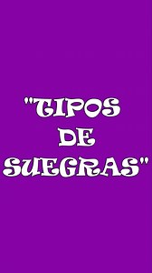 1.6M views · 17K reactions | Hola amigos/as :) les traemos un nuevo videíto, ahora las más temibles y tan amadas mamisuegris, "TIPOS DE SUEGRAS", espero les guste ;) #comedia #humor #tiposdesuegras #madres #novias | Paris Fernando | Facebook