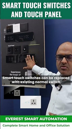 Smart Touch Switches and Touch Panel | Everest Smart Automation