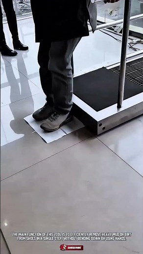 Advanced technology that can quickly clean the bottom of shoes